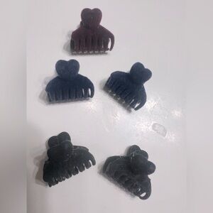 Claire's Multicolor Hair Claw Clips Set